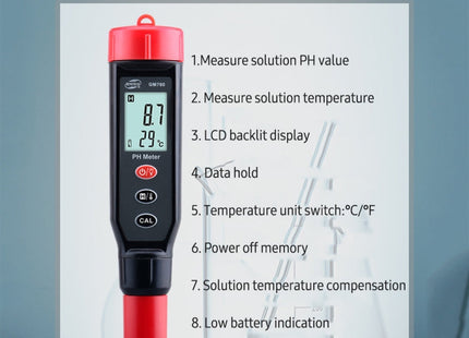 BENETECH GM760 Digital PH Meter Tester, GM760
