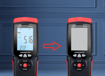 BENETECH GT8911 Handheld Digital LCD Hot Wire Anemometer, GT8911 Hot Wire Anemometer