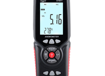 BENETECH GT8911 Handheld Digital LCD Hot Wire Anemometer, GT8911 Hot Wire Anemometer
