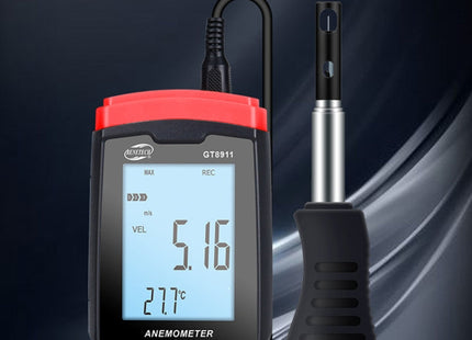 BENETECH GT8911 Handheld Digital LCD Hot Wire Anemometer, GT8911 Hot Wire Anemometer