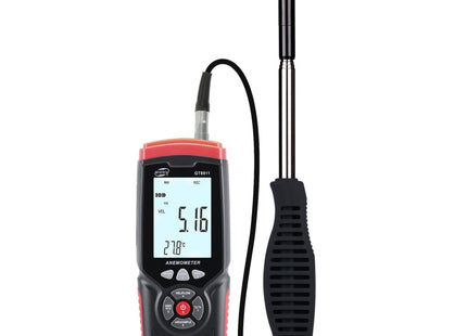 BENETECH GT8911 Handheld Digital LCD Hot Wire Anemometer, GT8911 Hot Wire Anemometer