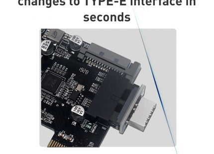 10 PCS 73S Mainboard USB 3.0 19P/20P to Type-E90 Degree Adapter, 10pcs