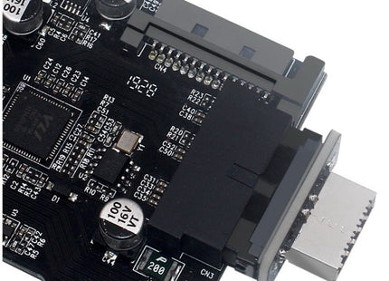 10 PCS 73S Mainboard USB 3.0 19P/20P to Type-E90 Degree Adapter, 10pcs