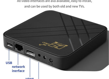 D9 PRO 2.4G/5G WIFI 4K HD Android TV Box, (US Plug)