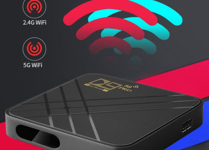 D9 PRO 2.4G/5G WIFI 4K HD Android TV Box, (US Plug)