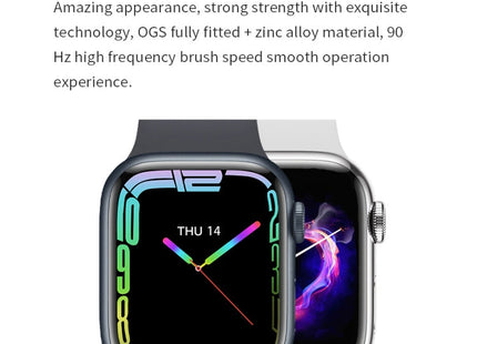 Watch 8 Max 1.85 inch Wireless Charging Bluetooth Call NFC Smartwatch