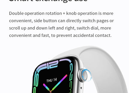 Watch 8 Max 1.85 inch Wireless Charging Bluetooth Call NFC Smartwatch