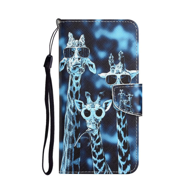 Colored Drawing Leather Phone Case, For vivo Y17 / Y12