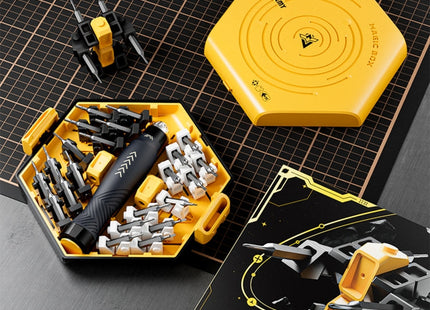 JAKEMY JM-8185 69 in 1 Multi-function Screwdriver Tool Set Assemblable Blocks, JM-8185