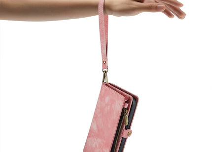 For iPhone 14 Pro CaseMe 008 Detachable Multifunctional Leather Phone Case(Pink)