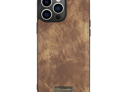 For iPhone 14 Pro Max CaseMe 008 Detachable Multifunctional Leather Phone Case(Brown)