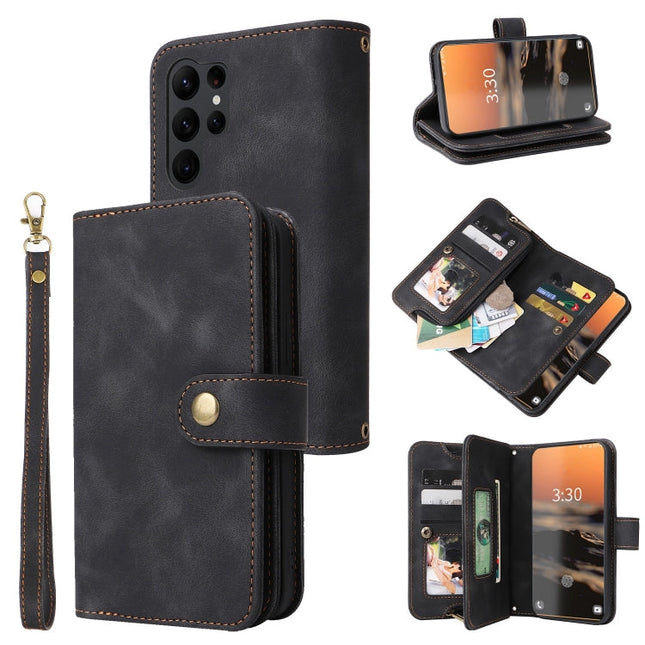 Multifunctional Card Slot Zipper Wallet Leather Phone Case, For Samsung Galaxy Note9, For Samsung Galaxy Note10+, For Samsung Galaxy Note20, For Samsung Galaxy Note20 Ultra, For Samsung Galaxy S8, For Samsung Galaxy S8+, For Samsung Galaxy S9          ...