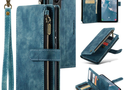 For Samsung Galaxy A54 CaseMe C30 Multifunctional Phone Leather Phone Case(Blue)