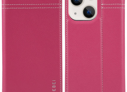 GEBEI Top-grain Horizontal Flip Leather Phone Case, For iPhone 13