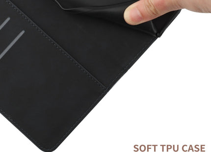For Google Pixel 7a Stitching Embossed Leather Phone Case(Black)