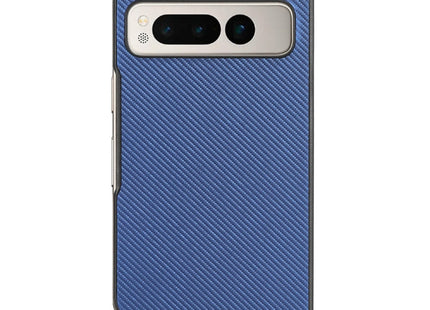 For Google Pixel Fold PU Leather PC Phone Case(Blue)