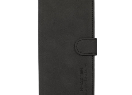 KHAZNEH Matte Texture Leather Phone Case, For iPhone 15