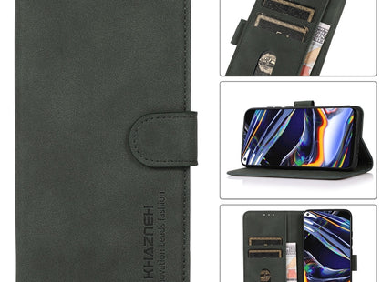 KHAZNEH Matte Texture Leather Phone Case, For iPhone 15