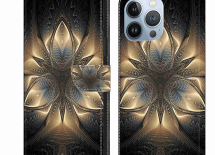 Crystal 3D Shockproof Protective Leather Phone Case, For iPhone 13 Pro