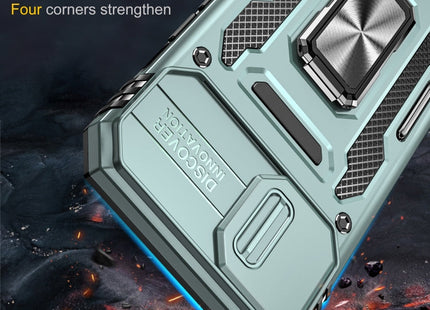 Armor PC + TPU Camera Shield Phone Case, For iPhone 15