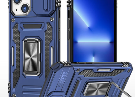 Armor PC + TPU Camera Shield Phone Case, For iPhone 15
