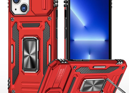 Armor PC + TPU Camera Shield Phone Case, For iPhone 15