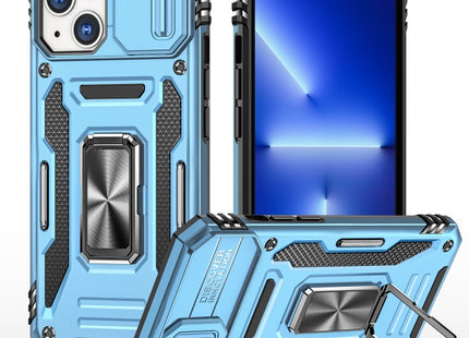 Armor PC + TPU Camera Shield Phone Case, For iPhone 15