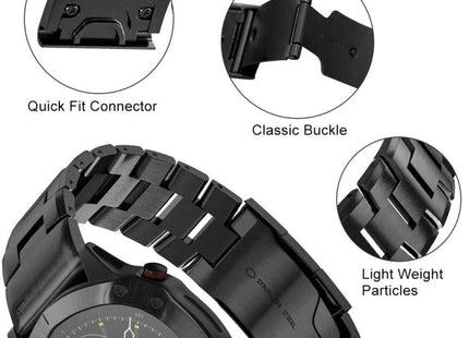 Titanium Alloy Quick Release Watch Band, For Garmin Instinct 2X Solar, For Garmin Enduro 2, For Garmin Epix Pro 51mm, For Garmin Fenix 7 Pro 51mm