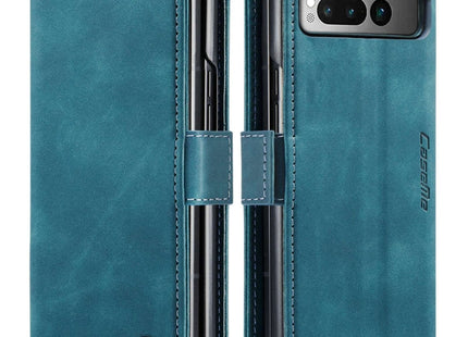 For Google Pixel Fold CaseMe 013 Multifunctional Horizontal Flip Leather Phone Case(Blue)