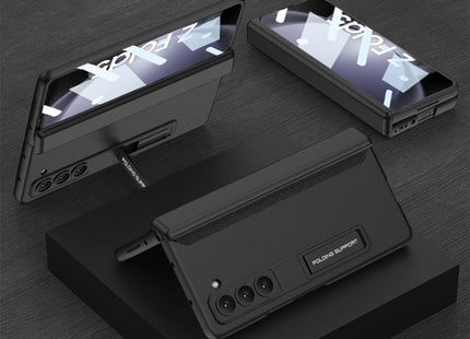 For Samsung Galaxy Z Fold5 GKK Integrated Magnetic Full Coverage Folding Phone Case(Black)