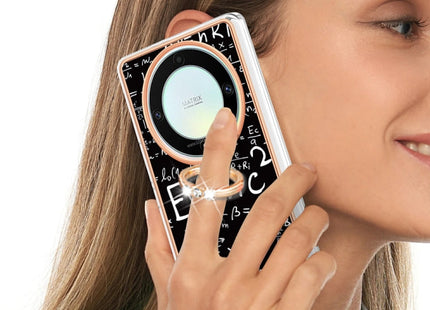 For Honor X9a / Magic5 Lite Electroplating Dual-side IMD Phone Case with Ring Holder(Equation)
