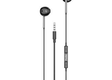 TOTU EP-3 In-Ear Wired Earphone Cable Length:1.2m, Plug Type:3.5mm(Black)