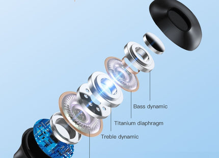 TOTU EP-3 In-Ear Wired Earphone Cable Length:1.2m, Plug Type:3.5mm(Black)