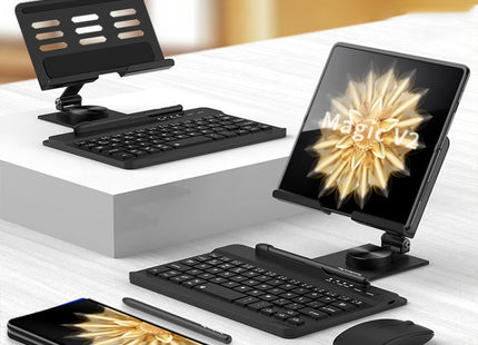 GKK Bluetooth Keyboard + Folding Holder + Capacitive Pen + Bluetooth Mouse, For Honor Magic V2