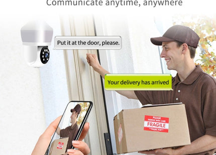 DP43 Bulb-type Motion Tracking Night Vision Smart Camera Supports Voice Intercom, DP43