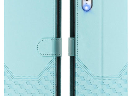 Honeycomb Embossing RFID Leather Phone Case, For iPhone XR, For iPhone XS Max, For iPhone 8 Plus / 7 Plus