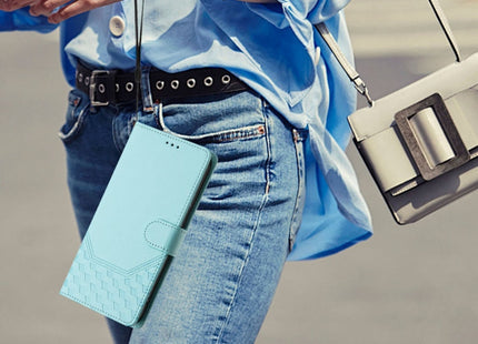 Honeycomb Embossing RFID Leather Phone Case, For iPhone XR, For iPhone XS Max, For iPhone 8 Plus / 7 Plus