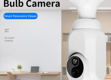 1080P Bulb Type WiFi Surveillance Camera Support Night Vision & Two-way Intercom & Motion Detection, K8