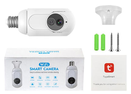 1080P Bulb Type WiFi Surveillance Camera Support Night Vision & Two-way Intercom & Motion Detection, K8