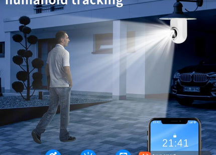 1080P Bulb Type WiFi Surveillance Camera Support Night Vision & Two-way Intercom & Motion Detection, K8