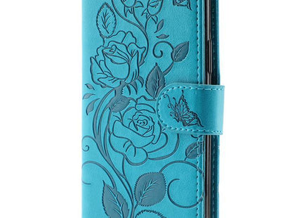 Rose Butterfly Embossed Leather Phone Case, For iPhone Air