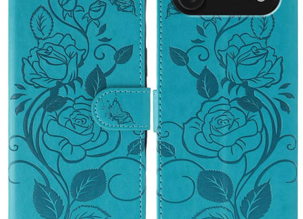 Rose Butterfly Embossed Leather Phone Case, For iPhone Air