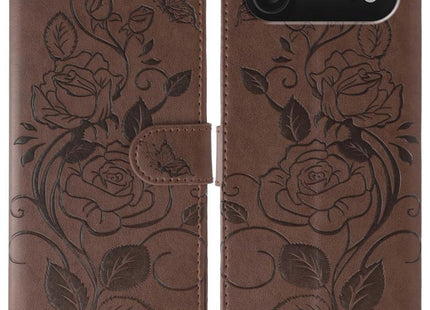 Rose Butterfly Embossed Leather Phone Case, For iPhone Air