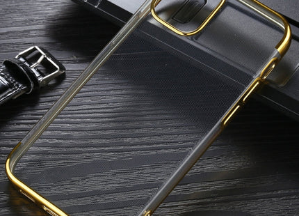 Three Stage Electroplating TPU Protective Soft Case, For iPhone 12 Pro Max