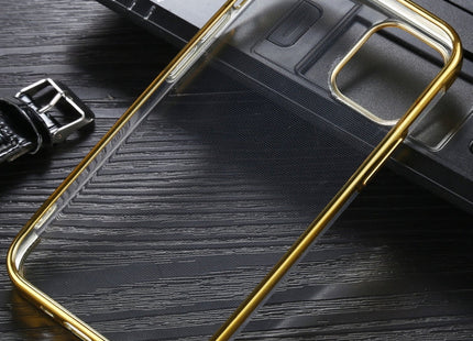 Three Stage Electroplating TPU Protective Soft Case, For iPhone 12 Pro Max