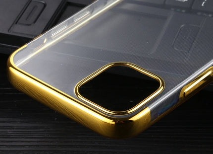Three Stage Electroplating TPU Protective Soft Case, For iPhone 12 Pro Max