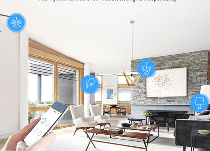 Sonoff 4CHPROR3 Mobile Phone Smart Home Switch Four-way Controller, Support Long-range Control Timing