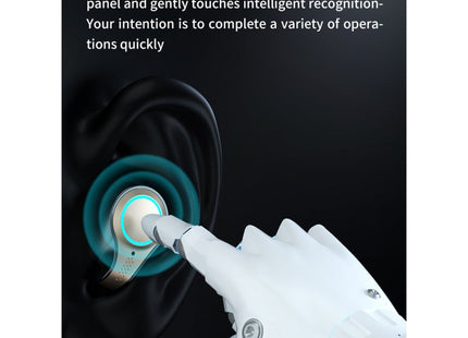 M18 Bluetooth 5.1 LED Display Screen Waterproof Wireless Bluetooth Earphone with Charging Box, M18