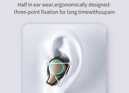 M18 Bluetooth 5.1 LED Display Screen Waterproof Wireless Bluetooth Earphone with Charging Box, M18