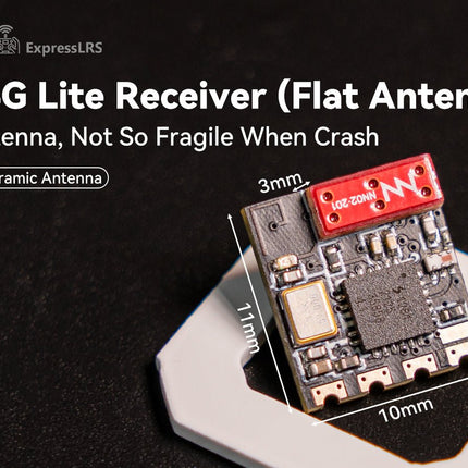 BetaFPV ELRS Lite Receiver 2.4Ghz (Flat Antenna)